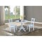 International Concepts Round 36 in Round Extension Dining Table with 2 Emily Chairs, White, 36 in W, 48 in L, 28.9 in H K08-36RXT-C617-2 - alternate 2